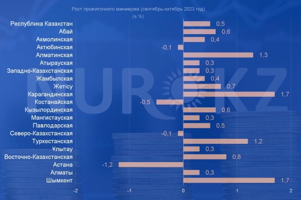 Прожиточный минимум снова начал расти в Казахстане